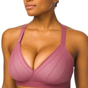 🍋Lululemon Awake To Lace Smokey Blush Bra Size 36D